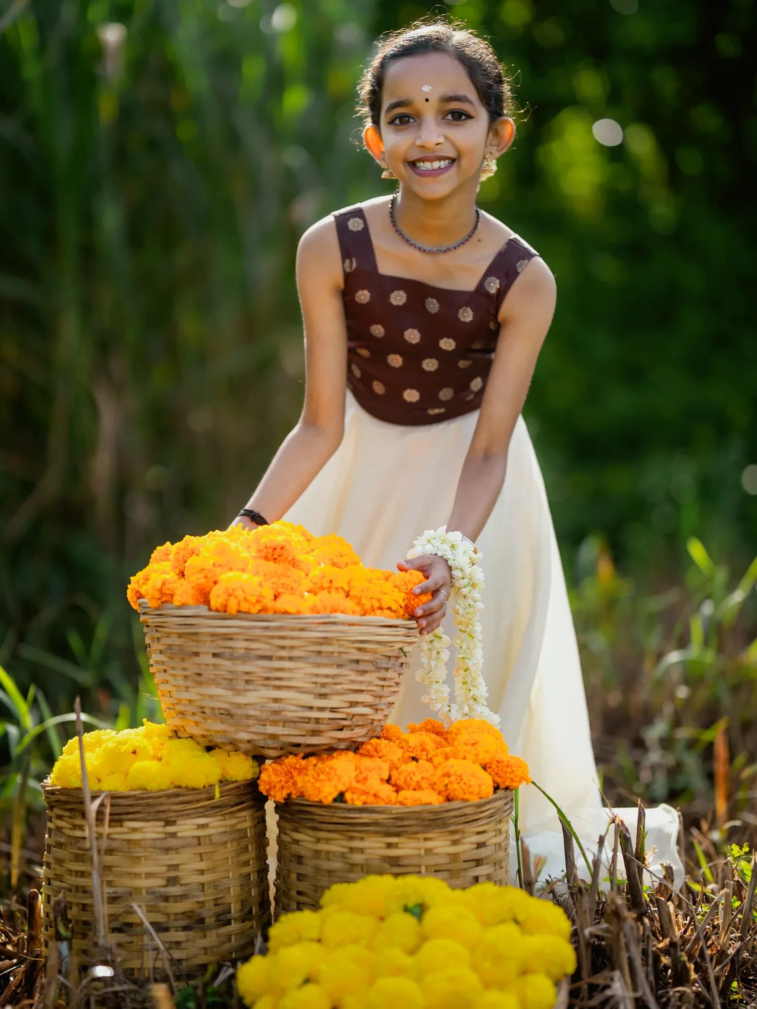 Little Onam Blossoms — Quppayam Boutique outfit 2