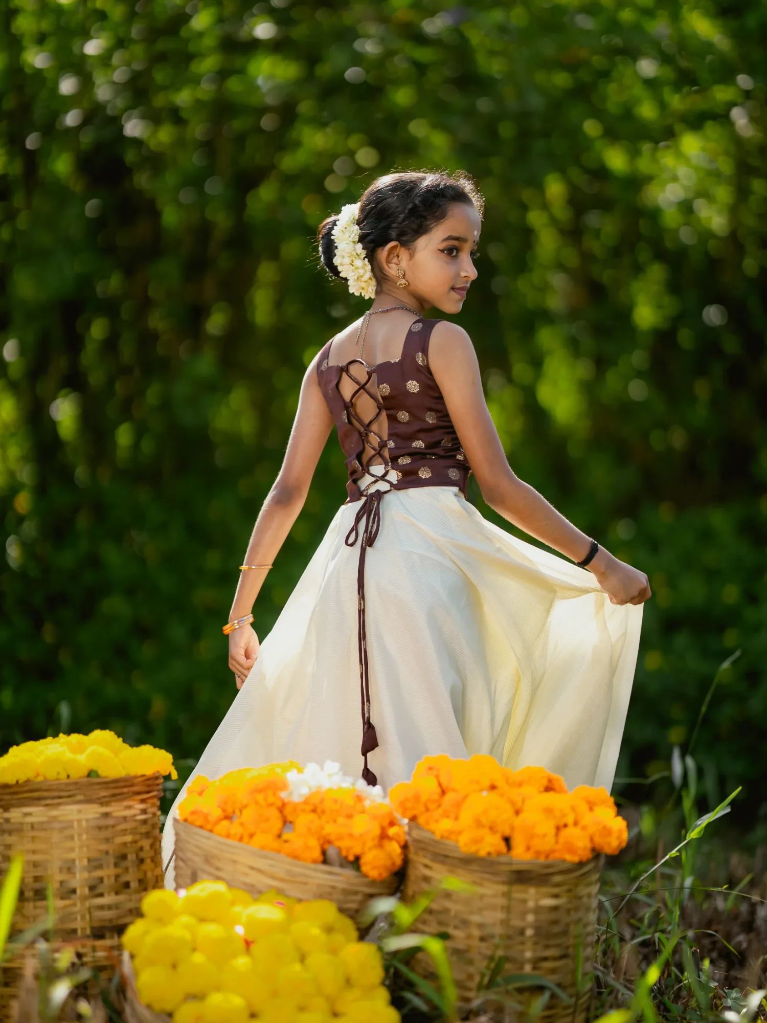 Little Onam Blossoms — Quppayam Boutique outfit 4